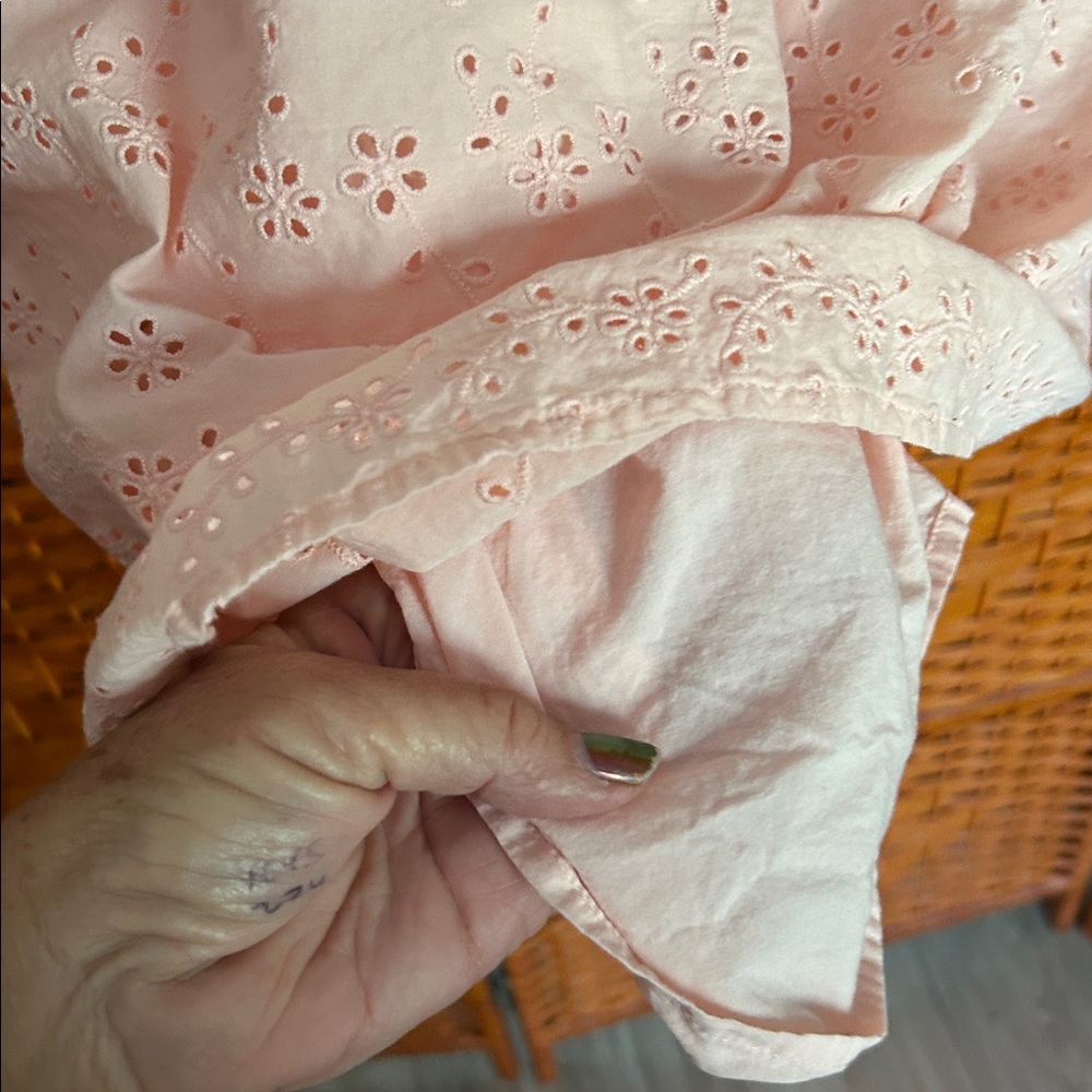 Talbots peach top - Picture 5 of 7